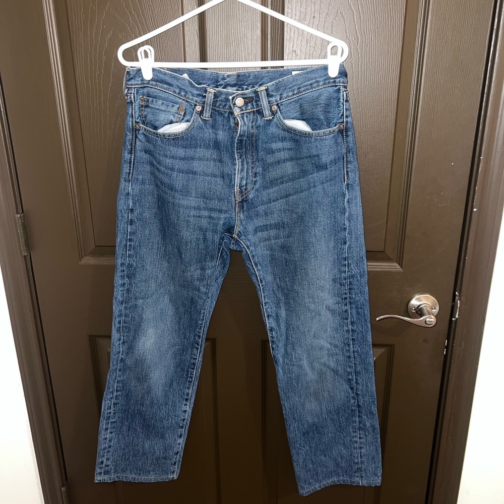 Levi’s 505 blue denim jeans